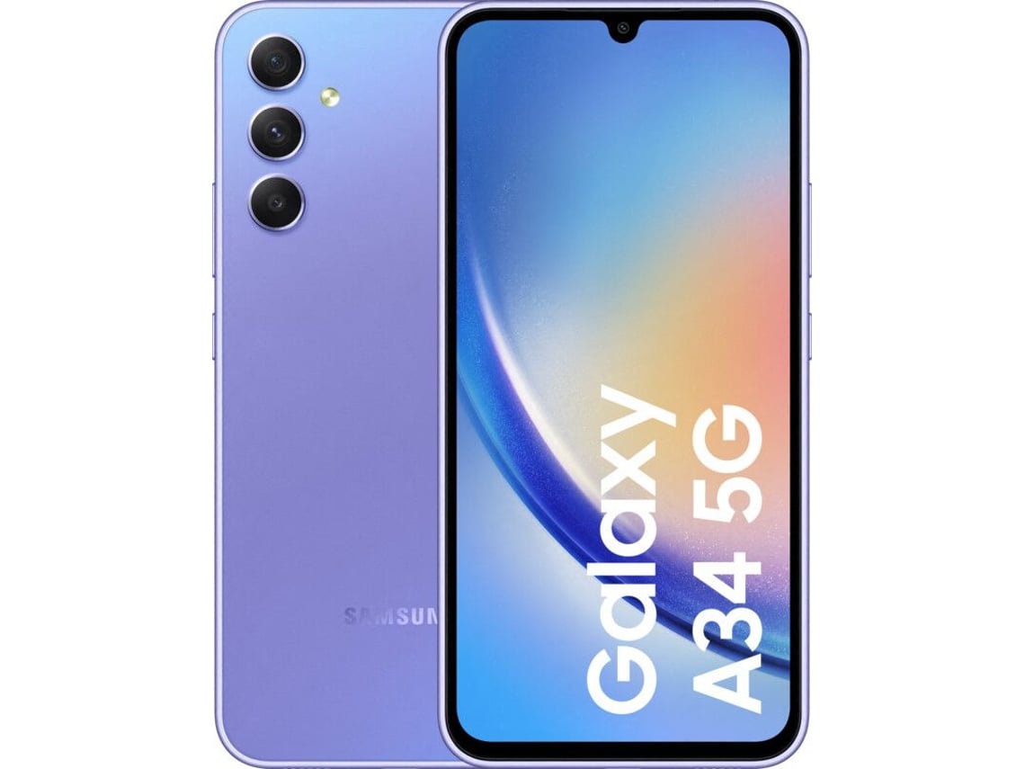 Galaxy A34 5G Samsung (reacondicionado Con Signos de Uso 128 GB Púrpura) (Dual SIM)