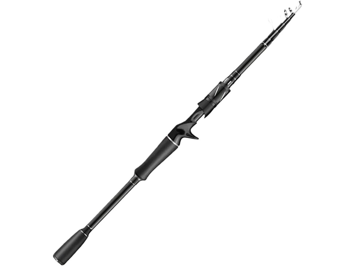 Caña De Pescar Telescópica Carbono 1,8 M O 2,7 M, Para Pesca Con Señuelos, Lanzamiento Y Viajes.,