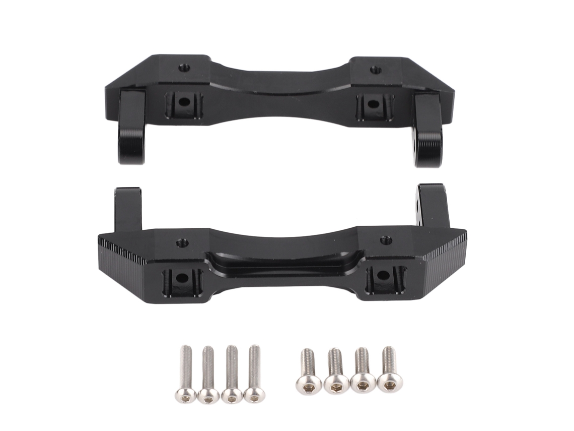 2 soportes para parachoques RC 1/10 LCG de aluminio resistente al desgaste para parachoques RC