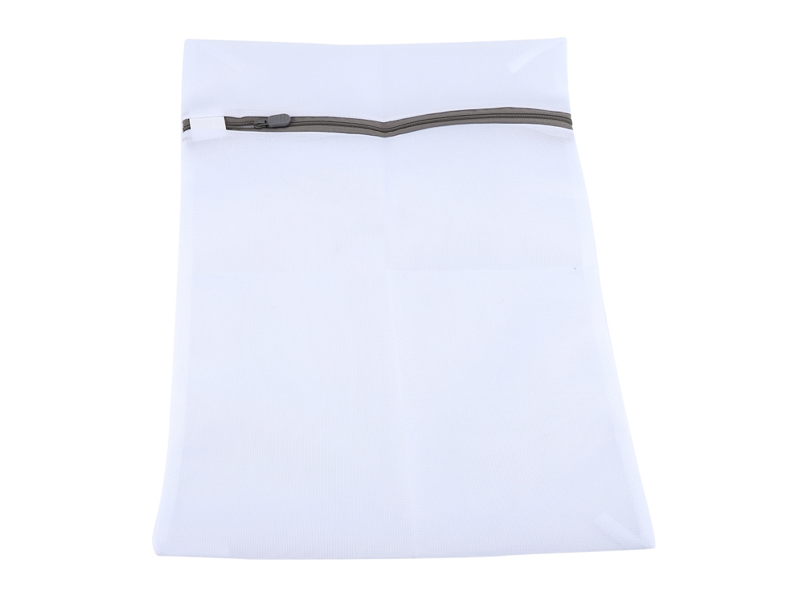 Bolsa de malla con cremallera para lavar calcetines, sujetadores y ropa interior en la lavadora.