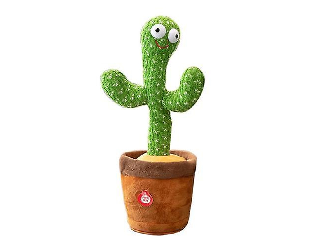 CUICH Peluche Interactivo Cactus con Lengua Bailarina Juguetes Cactus Parlante (Edad mínima recomendada: 0 meses)