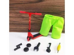 Mini Patinete De Dedo Fabricado En Aleación De Metal Y Plástico Abs, Kit Educativo Sensorial, 10 Piezas.