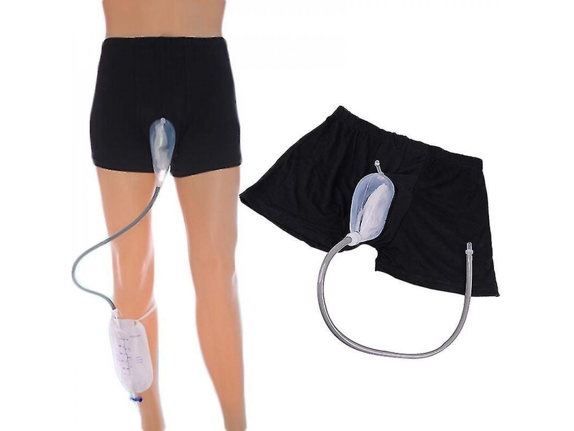 2026-12533-bolsa Urinaria Reutilizable Con Embudo De Silicona Y Catéter Para Hombres Mayores Higiene Femenina Txe
