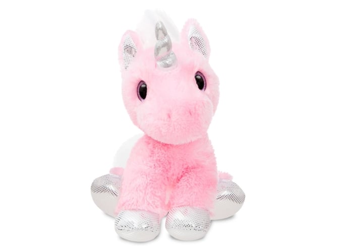 Peluche AURORA Unicornio rosa 31 cm