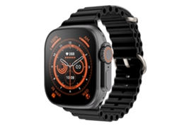 Smartwatch Negro Ultra 8 Nfc con Puerta de Acceso Desbloqueado 49 Mm Série 8 Bluetooth 2,02 con Carga Sem A1