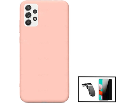 Kit Carcasa + Protector de Pantalla Anti-Spy Samsung Galaxy A52 5G PHONECARE Rosa