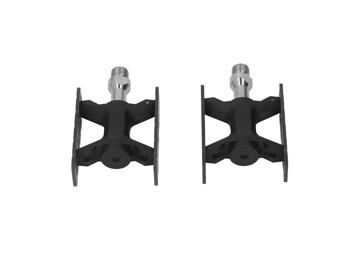 Vlrla-pedales De Bicicleta Antideslizantes Antioxidantes Ligeros Con Cojinetes Du Para Bicicletas De Montaña Y Plegables 1 Par Negro