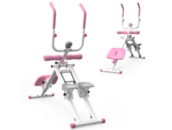 Máquina de fitness 2 en 1: escalera y ejercitador abdominal, plegable para uso doméstico