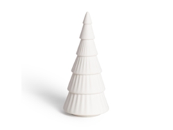 Árbol De Navidad Led Con Batería  Cerámica Schnee Branco