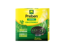 Espiral Para Mosquitos Citronela, 10 Espirales 1 Soporte Massó