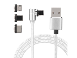 Cable de datos magnético 3 en 1 compatible con múltiples dispositivos EOOCOO.