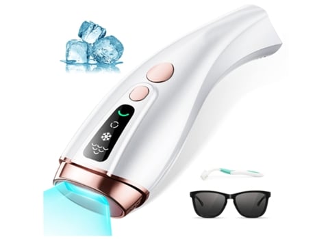 Depilación láser para mujeres permanente, dispositivo de depilación IPL con sistema de refrigeración, depilación sin dolor en el hogar, blanco CHRO...