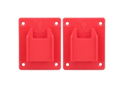 2 Peças Prateleira De Parede Para Ferramentas Elétricas Milwaukee M18 18v/20v Acessórios De Fixação