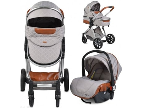 Carrito de Bebé Trio MONI Car Seat Alma Light Grey