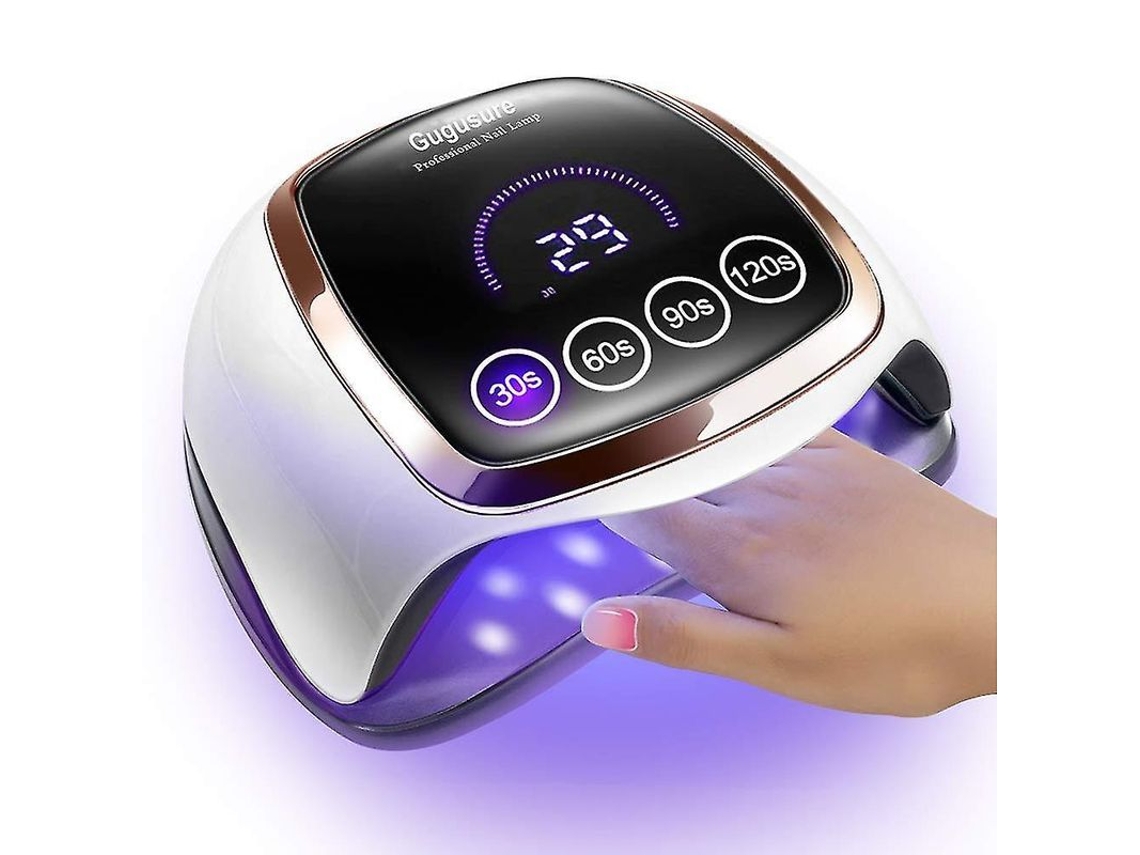 Lámpara Led Uv Para Uñas De 168 W, Secador De Uñas Led Para Uso En Salones Y En El Hogar Con Sensor Automático Y 42 Bombillas Duraderas.