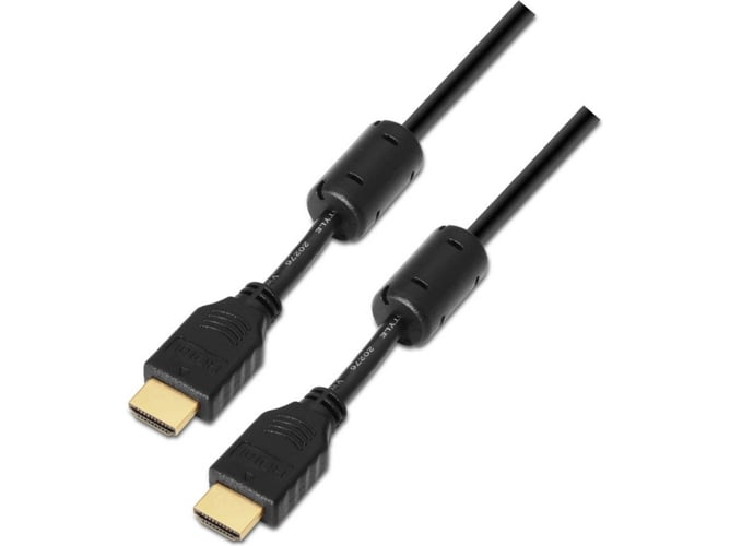 Cable HDMI AISENS (HDMI - 3 m - Negro)