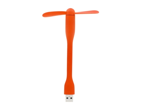 Mini Ventilador SLOWMOOSE USB Flexible Plegable para PC/Laptop Naranja