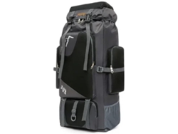 Mochila de Senderismo para Viajes Camping Trekking 90L Hombres Mujeres macuto Impermeable 73 cm x 35 cm x 20 cm (Negro) COSHANO