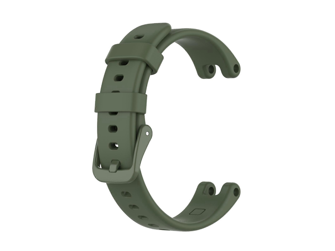 Correa de silicona para reloj Garmin Lily con herramientas de desmontaje Chennnls (verde oscuro)
