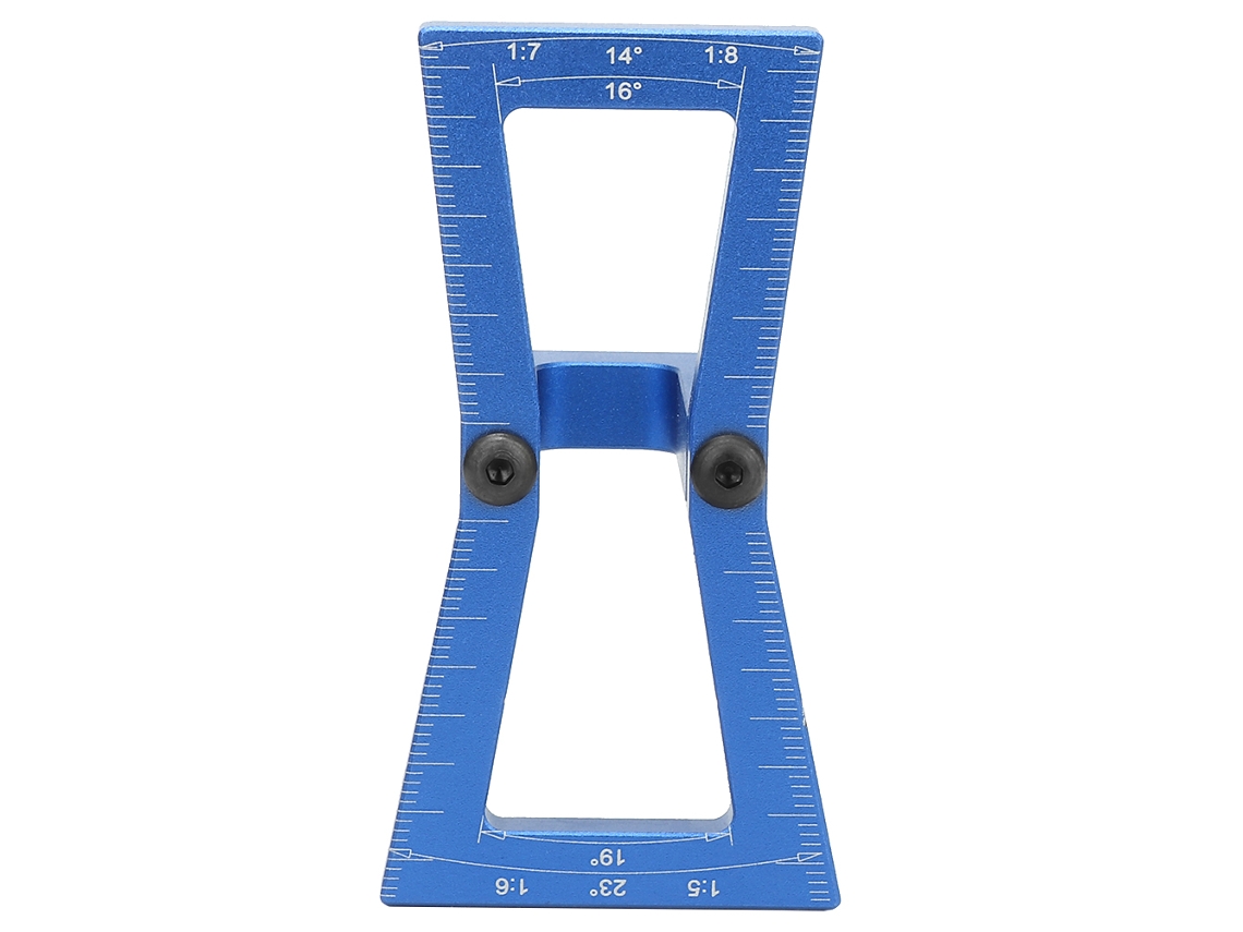 Regla Marcadora De Cola De Milano, Guía De Herramientas Para Carpintería Para Uniones De Madera (1:5-1:7, 1:6-1:8) Azul