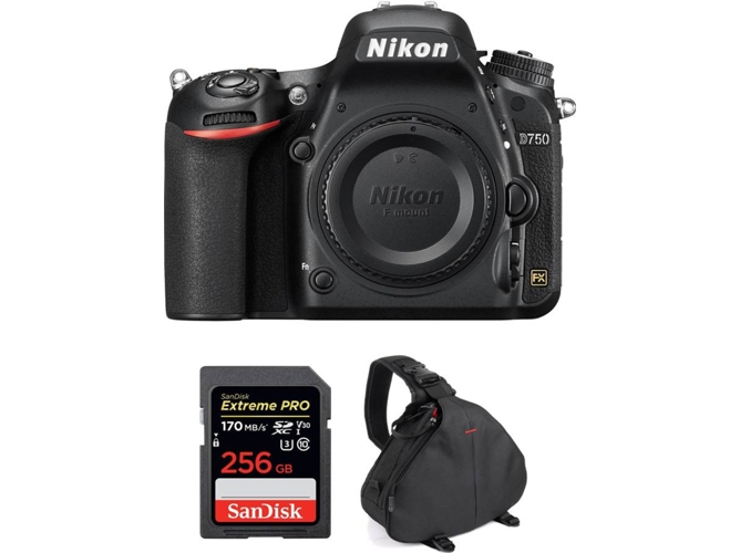 Kit Cámara Réflex NIKON D750+ 256GB