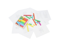 Vlola-palillos De Conteo De Madera Varillas Cuisenaire Individual Kit Colorido Materiales Para Homeschool Niños Manipulativos Matemáticos