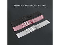 Correa De Malla De Acero Inoxidable De 22 Mm Con Cierre Rápido Para Relojes Inteligentes Y Relojes Tradicionales.
