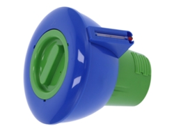 Dispensador de productos químicos para piscinas con termómetro