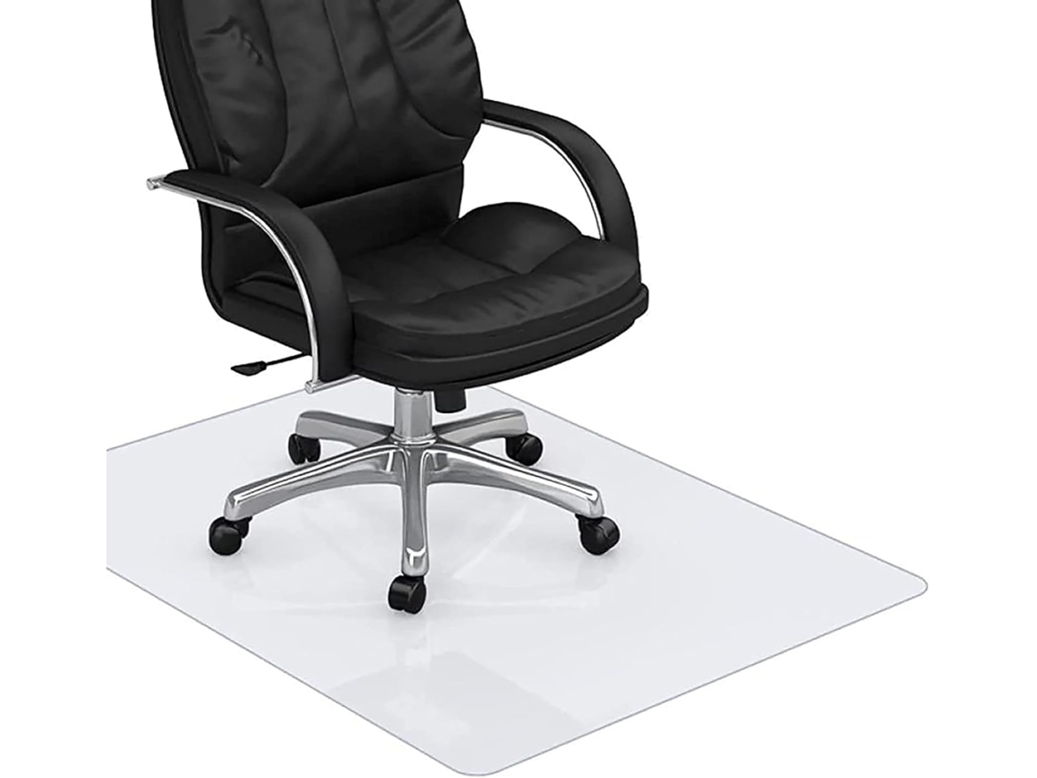 Tapete Protetor Cadeira Escritório Antiderrapante Starms, Pvc Chão, Almofada
