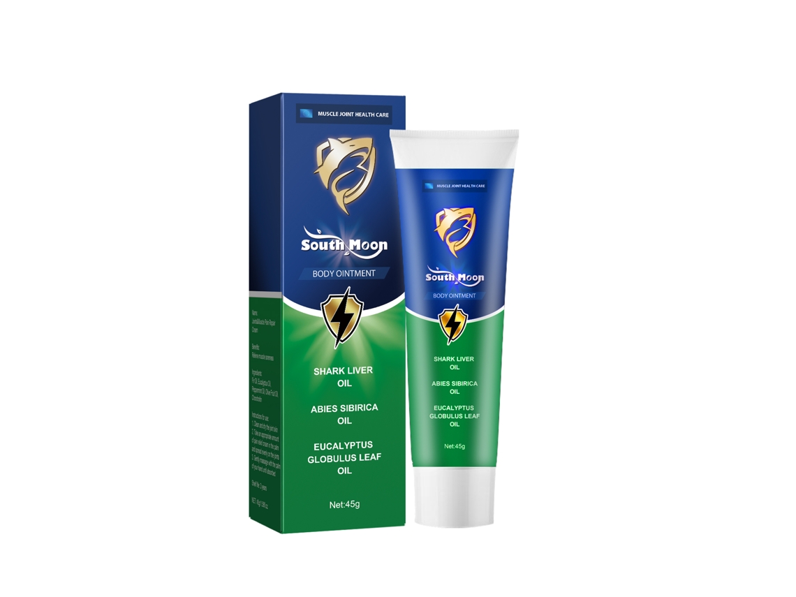 La crema para articulaciones y músculos South Moon alivia el dolor.
