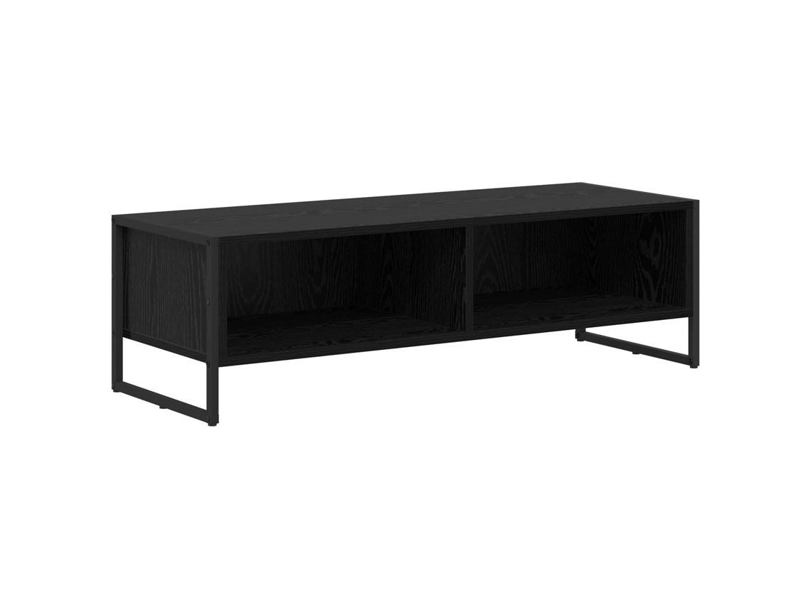 Mueble de TV de roble negro 100 x 36,5 x 30,5 cm MAISON EXCLUSIVE
