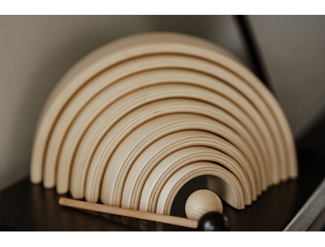 Bloques de madera (9 piezas) Aarcoíris LEG&GO
