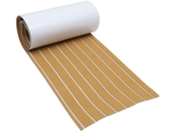 Alfombrilla Antideslizante Autoadhesiva De Espuma Eva, Imitación De Teca, Duradera.