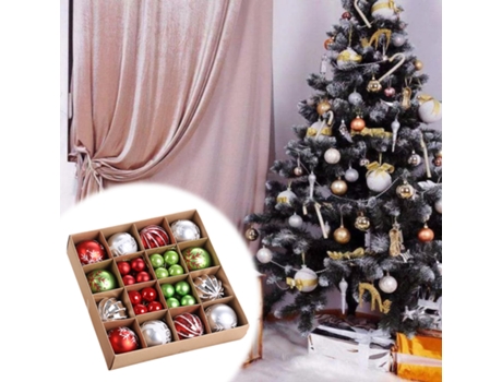 44 piezas decoración de árbol de Navidad con bolas navideñas