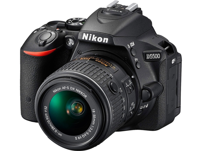 Kit Cámara Réflex NIKON D5500+AFS DX18/55G VRII (24.2 MP - ISO: 100 a 25600 - Sensor: APS-C)