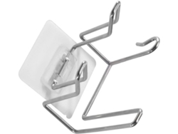 Soporte de pared de acero inoxidable para secador de pelo, resistente a taladros, para baño, Gokoco
