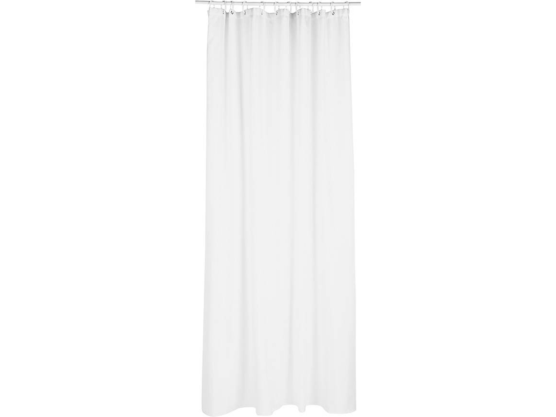 Cortina de Baño Poliester Blanco 5 FIVE  180X200Cm