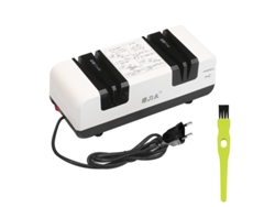 Afilador de cuchillos eléctrico profesional Afiladores de corte automáticos multifuncionales con chaflán rugoso de 15 grados y ranuras finas WEIMAI