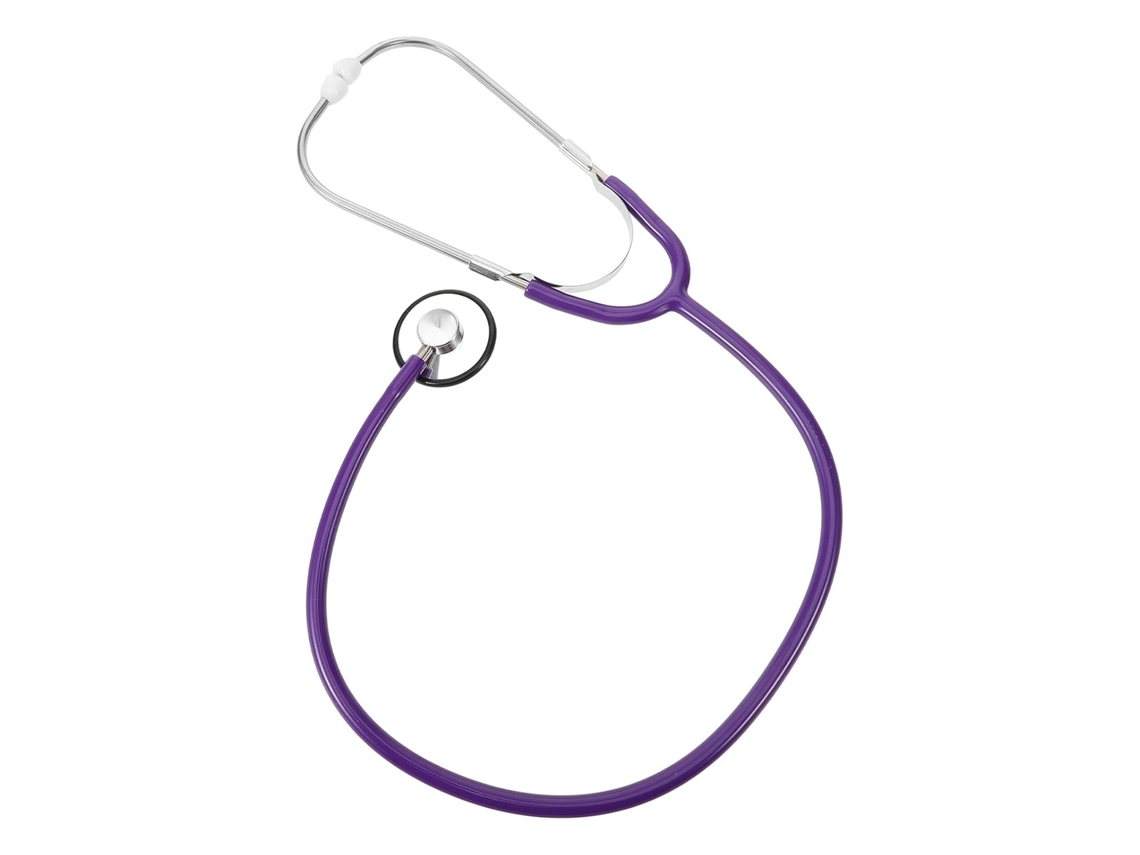 Estetoscópio Veterinário Para Animais De Produção, Em Aço Inoxidável E Borracha.