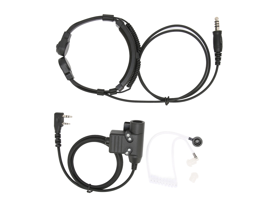 Auriculares Kenwood Tk-3107 U94 Ptt Con Control De Garganta Y Reducción De Ruido Ajustable Para Walkie-talkie.