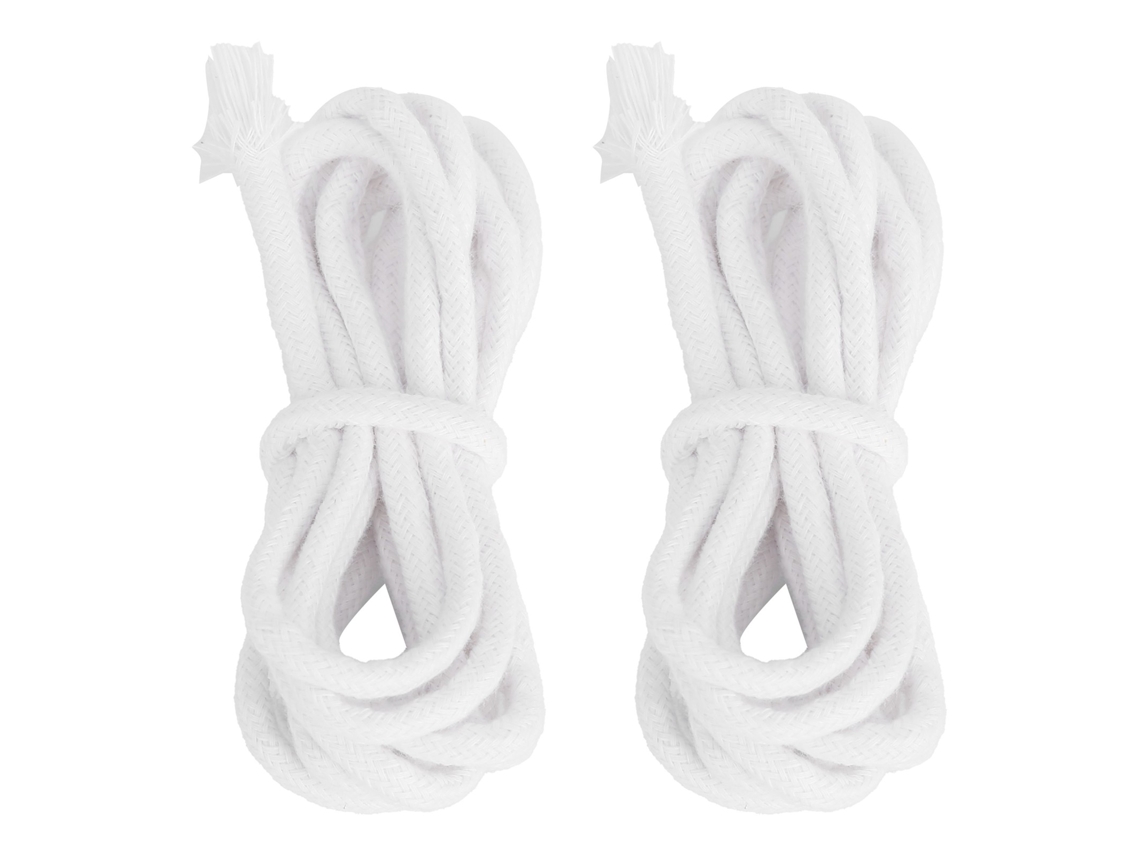 2026-2pcs Mechones De Vela De Algodón Trenzado Absorben Aceite Combustión Durable Para Lámpara De Aceite Diy 5mm