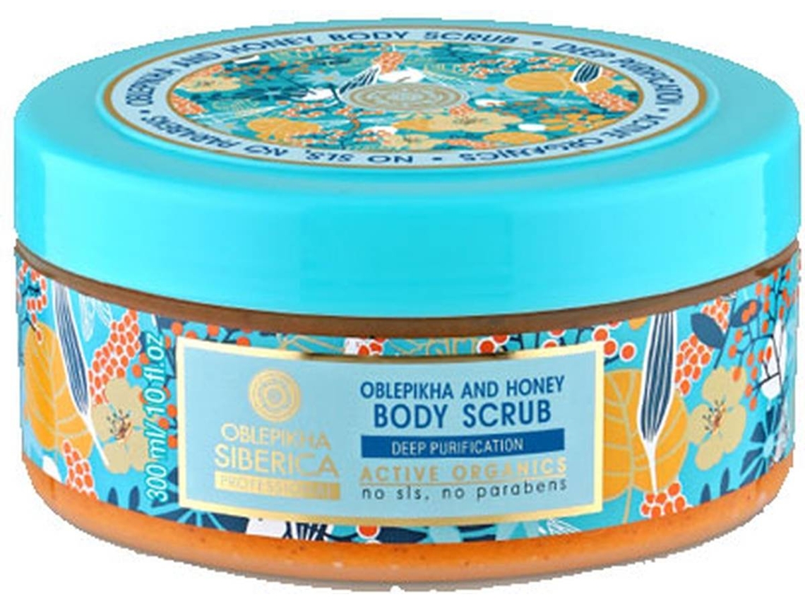 Exfoliante Corporal NATURA SIBERICA Exfoliante Corporal Con Hidrolato de Espino Amarillo (500 ml)