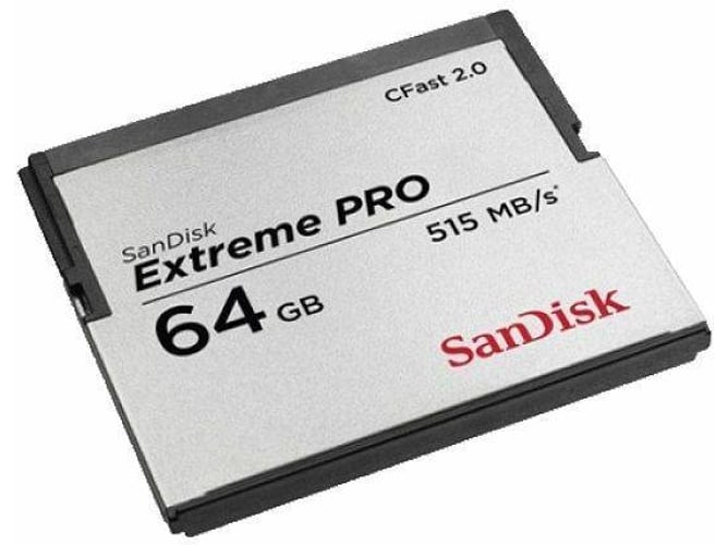 Tarjeta de memória SANDISK Extreme Pro CFast 64GB