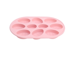 Mali forma de Silicone para Bolo Ovo de Páscoa Multifuncional Diy Chocolate Sabonete (rosa)