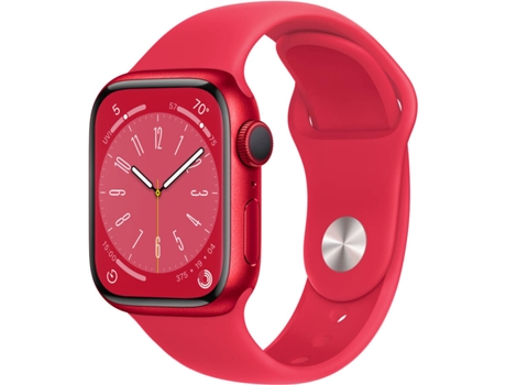 APPLE Watch Series 8 GPS 41 mm (Product) Red con Correa Deportiva (Product) Red