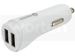Cargador de coche 2 Usb GOODIS 5V-3.4A Blanco