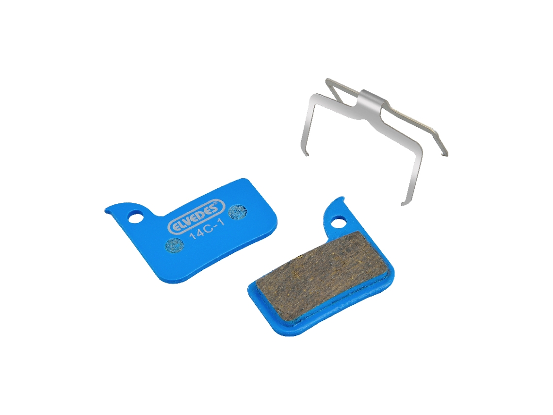 Par de pastillas de freno orgánicas para bicicleta ELVEDES SRAM Red Road