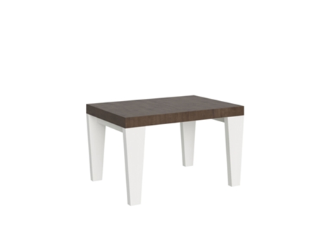 Mesa de Comedor ITAMOBY Spimbo Mix (90x130/390 - Paneles de Melamina - Fresno Blanco-Nogal)