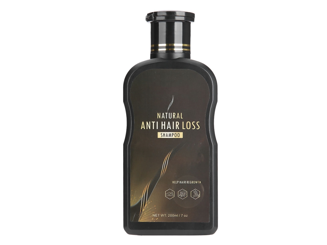 Champú De Extracto Vegetal Natural Anticaída Alivia Picazón Nutre El Cabello 200ml