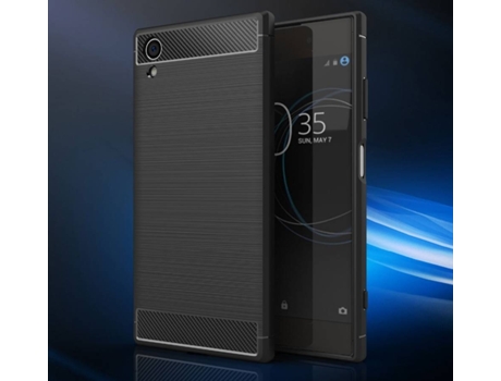 Carcasa Sony Xperia XA1 Plus Multi4you Gel TPU Carbono Negro